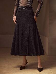 MOTF PREMIUM 斜裁腰带裙