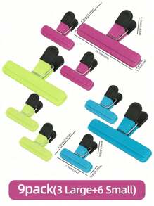 3Pcs Potato Chip Holder, Portable Large Potato Chip Bag Holder, Various Sizes Of Upgraded Wide Opening Food Storage Bags, With Airtight Sealing Clip, Heavy-Duty Sealing Clip Sealing Clip Tools, Kitchen Organizing Accessories, Preservation Clip, Household Snack Moisture-Proof Sealing Clip, Plastic Sealing Clip - 3pcs - View 7