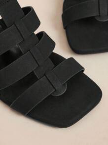 Rosivie Cuccoo Sommer Mode vielseitige einfache High Heel Sandalen