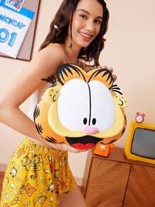 GARFIELD | SHEIN 1 件可爱卡通毛绒抱枕，面料柔软舒适，适合房间、汽车、沙发