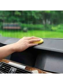 SHEIN Multifunktionales Autopflegeset, Autowaschhürsten-Set mit Radbrsten, Luftdüsenbrste, Polierschwämme, Waschhandschuh und Reinigungstuch