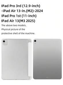 THE POWERPUFF GIRLS X SHEIN 花朵、泡泡、毛茛图案白色可爱折叠平板电脑保护套 - 彩色 - 查看 10