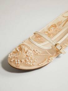 Solezae 女士优雅彩色刺绣芭蕾平底鞋 - 彩色 - 查看 5