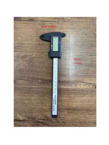 1 件 0 - 6 英寸 / 0 - 150 毫米数显卡尺测量工具电子千分尺电子数显卡尺碳纤维表盘游标卡尺仪表千分尺测量工具数字尺 - 黑色 - 查看 5