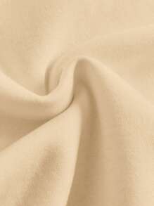 Tween Girls' Casual Long Sleeve Hooded Thick Sweatshirt, Suitable For Autumn/Winter - Beige - View 6