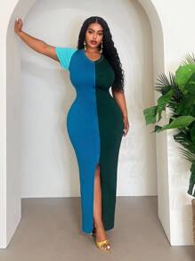 Slaydiva Nuevas llegadas de otoño e invierno, ropa de mujer para otoño/invierno, vestido de suéter talla grande, vestidos de cumpleaños para mujeres - Multicolor - Ver 5