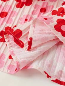 Maija Kids Maija Kids 年轻女孩花卉图案宽松休闲连衣裙 - 彩色 - 查看 6