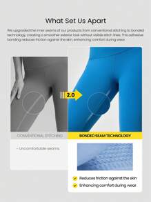 GLOWMODE 24" FeatherFit™ Fuel Your Glow Buttery-Soft Stretchy Sweat-Wicking High-Waist Waist Side Pockets Seamless Leggings Low Impact Yoga Pilates Barre Studio Daily Casual Wear