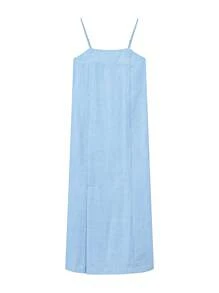 Irokai Wrap-Tie Long Sleeve Blouse And Cami Dress Yukatas (Without Obi & Fan) Kimono - Blue - View 8