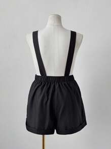 Flirla Women's Colorful Skeleton Punk Style Sleeveless Overalls, Rave Outfit