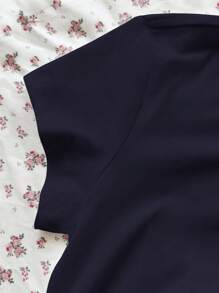 Rina Fox 女士休闲鹿印花圆领短袖T恤，夏季