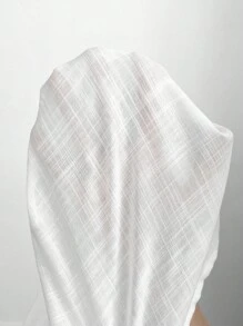 Momance 2pcs Nursing Set: Crew Neck Half Placket Frill Trim Blouse + Tie Front Bow Waist Straight Leg Pants