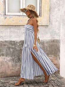 Brillora Women's Spring/Summer  Boho Dress Summer Beach Dress Dopamine Dress For Women With Straps Maxi Women Outfit Going Out Beach Holiday Dress  Sun Dress Vacation Dress