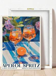 1 件 Aperol Spritz、复古意大利旅行鸡尾酒印刷品、厨房海报、时尚意大利墙壁艺术、现代复古夏季、酒吧推车艺术、卧室帆布海报、现代厨房圣诞节节日礼物 - 彩色 - 查看 9