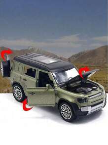 圣诞节新款合金汽车模型四开门玩具Suv车越野玩具车可当万圣节圣诞节礼物 - 彩色 - 查看 7