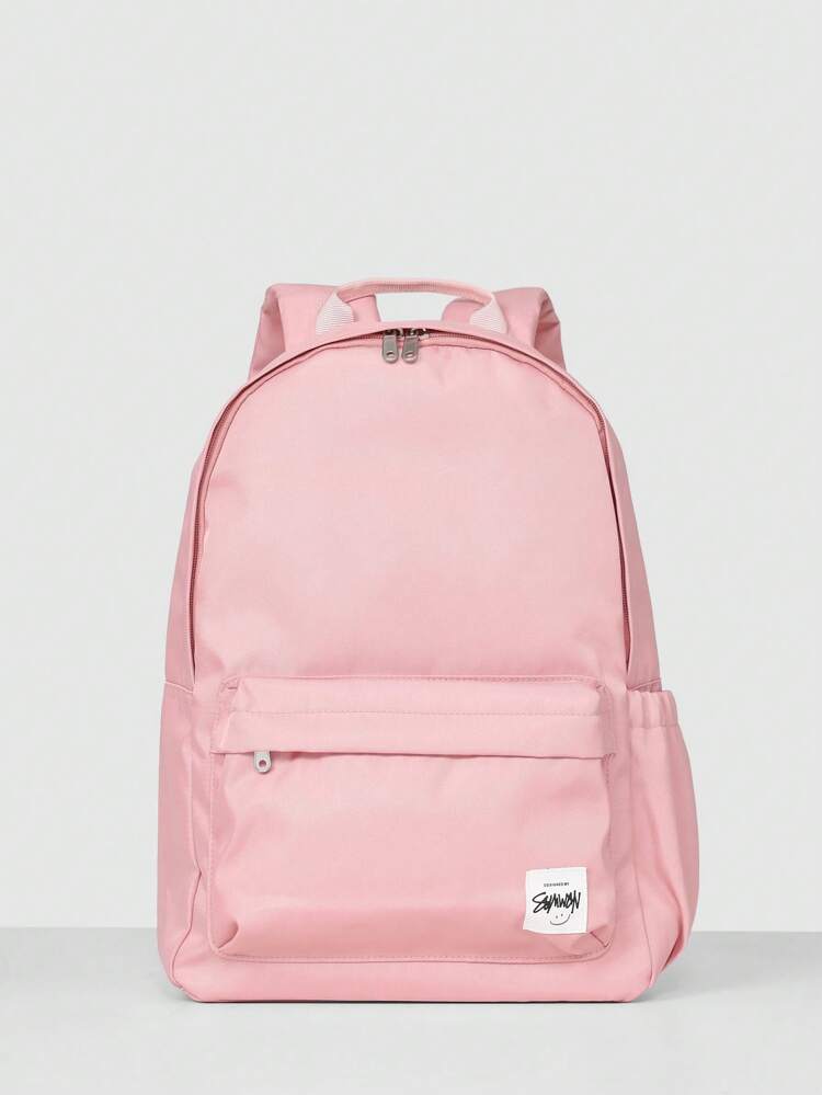 Classic Student Backpack With Front Pocket