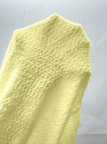 Elenzga 2024年新款欧式性感深V无袖修身针织毛衣背心上衣 - 黃色 - 查看 8