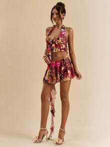 SHEIN BAE Women Two Pieces Outfits For Daily Wear - Brown - View 5