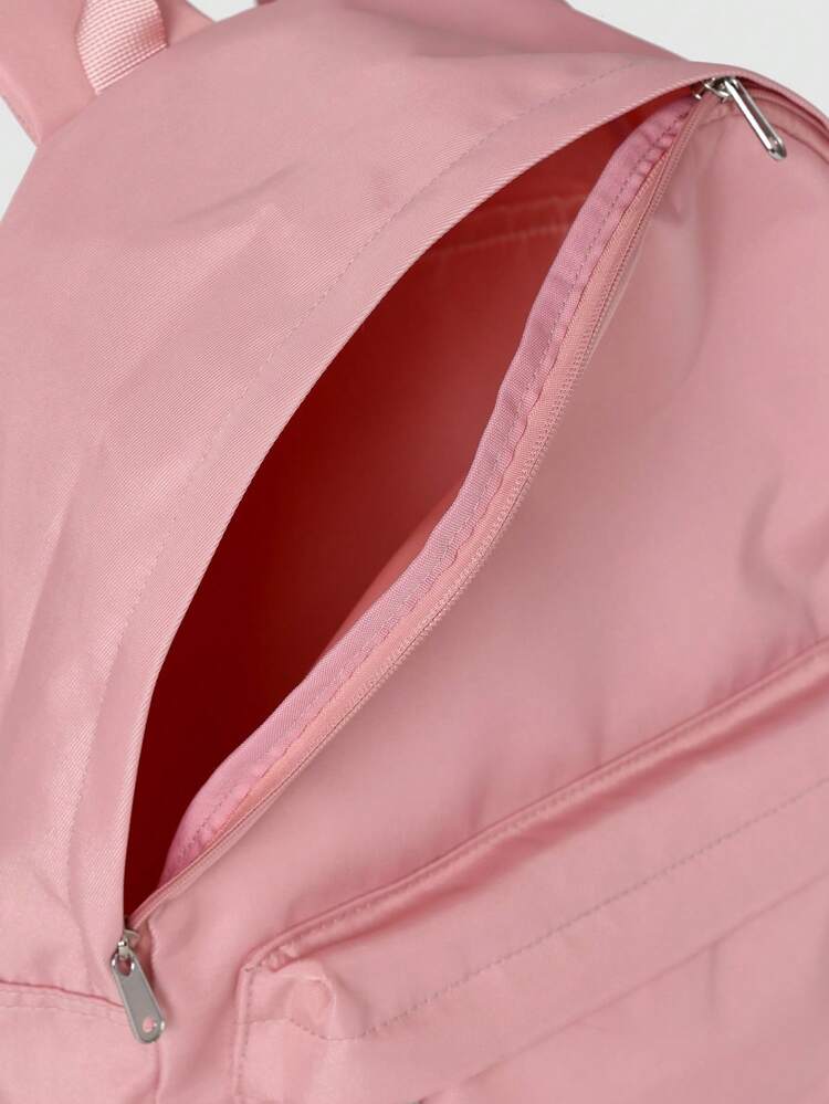 Classic Student Backpack With Front Pocket