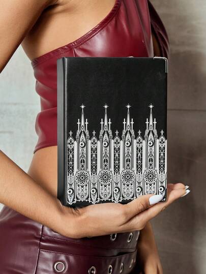 Goth Ladies, Women Book Box Bag,Punk,Fashionable, Personality, Simple, Versatile, Street, Sweet And Cool Girls, Hot Girls,Y2k, Retro, Vintage,Teenagers,Preppy Style,School, College