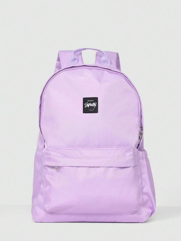 Classic Student Backpack With Front Storage Pocket