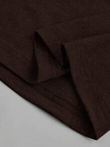 SHEIN EZwear 4 件套女士棕色、卡其色、杏色、白色紧身短款休闲背心，适合夏季 - 彩色 - 查看 10