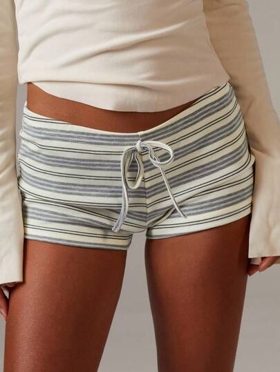 Athîral Randiga jerseyshorts för kvinnor