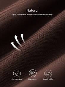 LUVLETTE Autumn And Winter Soft Airy 100% Pure Cotton Wide Fit Women Lounge Bottom Pajama Pants Airy Pajama Lingerie As Outerwear Pants With Pockets Cozy At Home Fall Pajamas - Coffee Brown - View 5