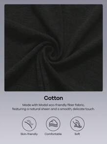 Menodora SHEIN Sport Quần mùa hè màu trơn cho nữ - màu đen - Xem 4