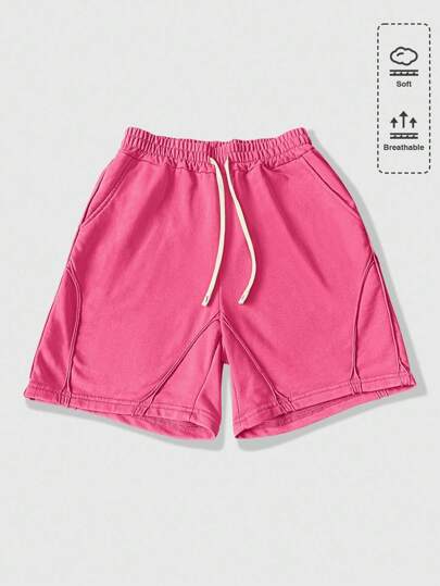 Street Life Pantaloncini casual da uomo con coulisse in vita, tasca, morbidi e larghi