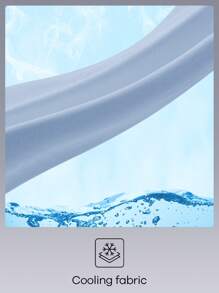 Menodora SHEIN Sport Maiou casual tricotat cu aspect patchwork pentru femei - Bleu - Vizualizare 4