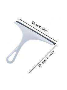 1pc Soft Rubber Glass Squeegee, Window, Bathroom Floor Tile Glass Cleaning Tool Home Bathroom Decor Summer Back To School