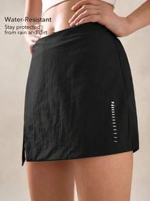 OutZeal 女士户外短裤 夏季徒步露营 防水轻便工装短裙 - 黑色 - 查看 3