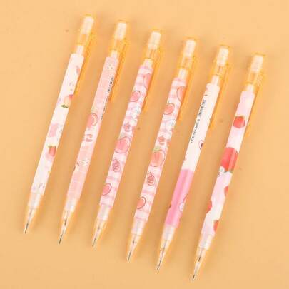 6 chiếc bút chì vẽ tự hành 0,5mm ngẫu nhiên dễ thương dành cho học sinh tiểu học khi trở lại trường