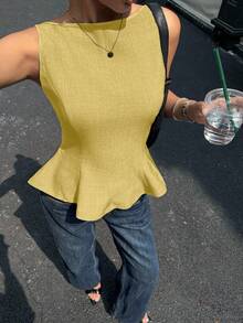 Siren Gaze قميص نسائي جديد بتصميم على شكل فراشة بدون ظهر وقصة A للصيف