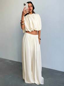 Aloruh Women's Solid Color Halter Beach Top - Multicolor - View 7