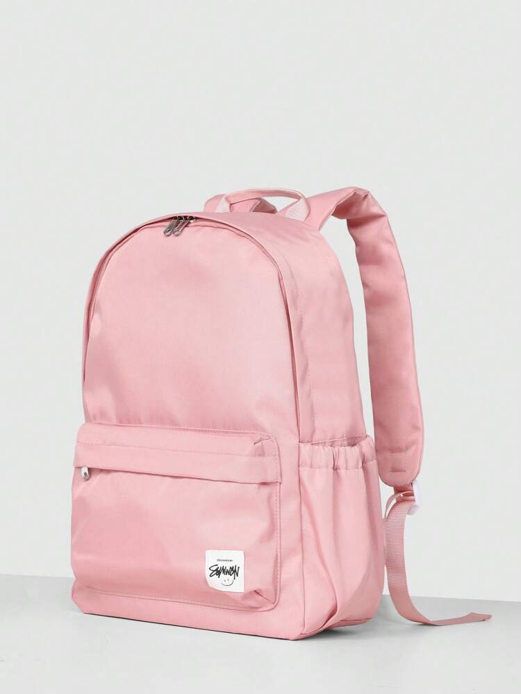 Classic Student Backpack With Front Pocket