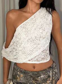 Glamine 女式蕾丝提花细肩带背心，适合夏季秋季女装返校季