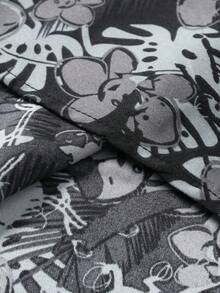 Manfinity Homme 男士花卉和热带植物印花单排扣休闲长袖衬衫，秋季 - 彩色 - 查看 6