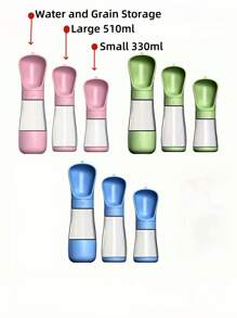 1 件便携式狗狗水瓶和碗分配器 - 让您的宠物在外出时保持水分充足,狗狗用品,狗狗,宠物