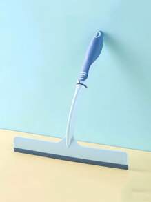 1pc Soft Rubber Glass Squeegee, Window, Bathroom Floor Tile Glass Cleaning Tool Home Bathroom Decor Summer Back To School