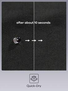 Fluxe Movishi Quick-Dry & High Stretch Solid Color Knit Long Sleeve Slim Fit Athletic Jacket - Black - View 3