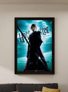 HARRY POTTER X SHEIN 图形和字母图形海报非常适合家庭、客厅、卧室、办公室、浴室、厨房装饰，适合客厅、卧室和餐厅 - 彩色 - 查看 5