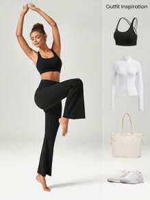 GLOWMODE 28" FeatherFit™ Flared Leggings Fall Winter