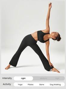 GLOWMODE 28" FeatherFit™ Flared Leggings Fall Winter