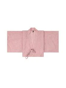 Irokai 优雅日式粉色蕾丝浴衣 - 粉色 - 查看 3