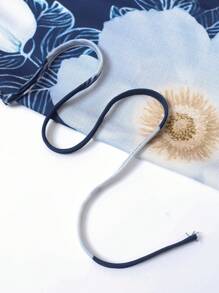 Irokai 喇叭袖花卉印花长袍