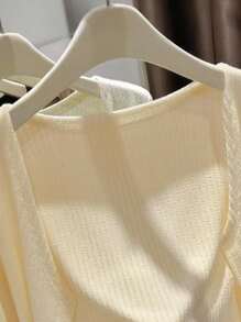 INAWLY 女士时尚休闲纯色浪漫简约开衫