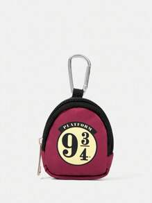 HARRY POTTER X SHEIN Ví đựng tiền xu có khóa và túi có khóa kéo, túi đựng đa năng, ngăn đựng tiền xu, phù hợp cho cả nam và nữ - Nhiều màu - Xem 2