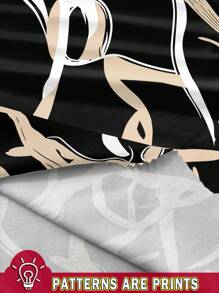 EMERY ROSE 休闲复古条纹两件套，适合大码夏季